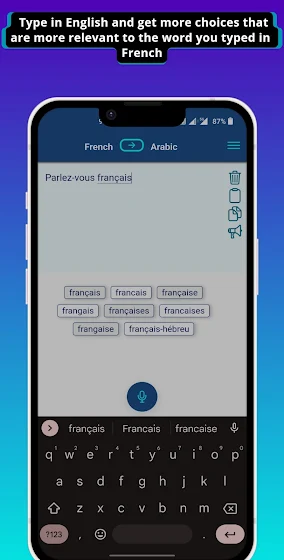 Arabic - French Translator screenshot 3
