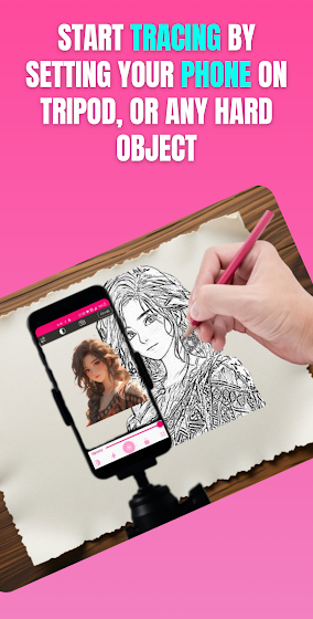 Draw Anime -Trace Sketch Paint screenshot 1
