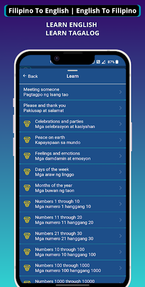 Filipino  English Translation screenshot 3
