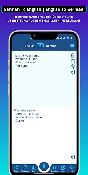 German - English Translator screenshot 1