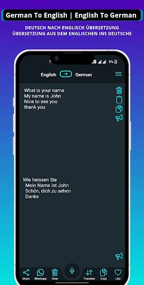 German - English Translator screenshot 2