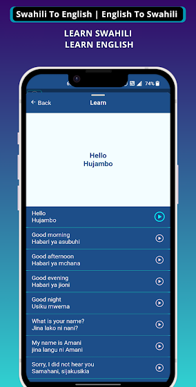 Swahili - English Translator screenshot 3