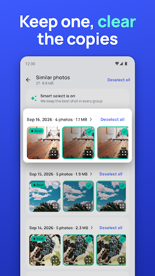 Swipewise AI: Storage Cleaner screenshot 3